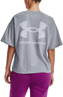 Under Armour Dames/Dames Logo Zwaargewicht Oversized T-shirt (Grijs)