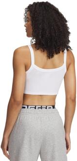 Under Armour Dames/Dames Rival Ribbed Tank Top (Wit) - XL