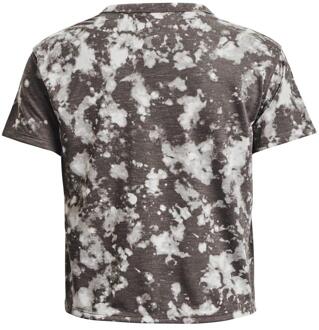 Under Armour Dames/Dames Run Trail T-shirt (Grijs/Spookgrijs/Tin) - 2XL