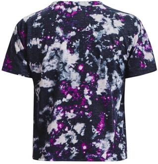 Under Armour Dames/Dames Run Trail T-shirt (Purper/Midnight Navy/Aurora Purper) Paars