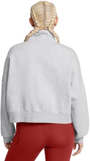 Under Armour Dames Icon Half Zip Oversized Fleece Top (Grijs) - UK 8-10 (Womens)
