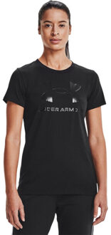 Under Armour Dames live sportstyle grafisch t-shirt Zwart