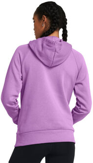 Under Armour Dames rival fleece hoodie - maat M Paars