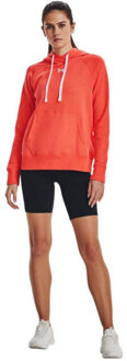 Under Armour Dames rival fleece hoodie Oranje - M