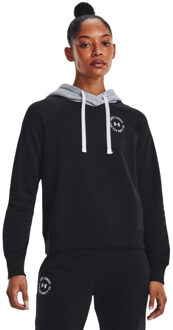 Under Armour Dames rival fleece hoodie Zwart - L
