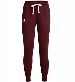 Under Armour Dames rival fleece joggingbroek - maat XXL Rood