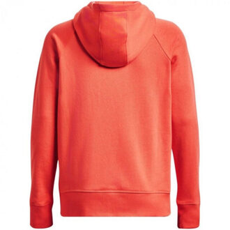 Under Armour Dames rival hb fleece hoodie Oranje - L