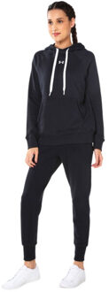Under Armour Dames rival hb fleece hoodie Zwart - XL