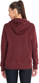 Under Armour Dames rival logo fleece hoodie - maat XXL Rood