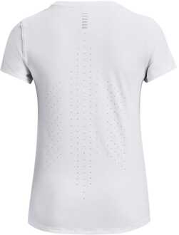 Under Armour Dames-T-shirt Under Armour UA Iso-Chill Laser in Wit - maat