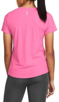Under Armour Dames-T-shirt Under Armour UA Launch Elite in Roze
