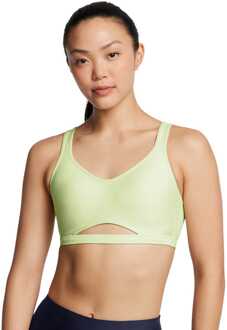 Under Armour Dames Under Armour Infinity Low Mesh Sportbeha in Groen - M (A-C)