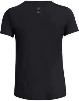 Under Armour Dames Under Armour Launch Elite Short Sleeve T-shirt in Zwart - maat EU 44 / UK 16