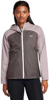 Under Armour Dames Under Armour Stormproof Cloudstrike Jacket in Bruin - maat UK 8-10 (Womens)