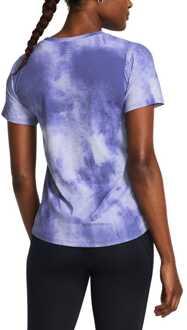 Under Armour Dames Under Armour UA Launch Elite Bedrukt T-shirt in paars - maat EU 36 / UK 8