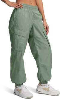 Under Armour Dames Under Armour Unstoppable Woven Sheen Cargos in Groen - UK 12-14 (Womens)