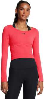 Under Armour Dames Under Armour Vanish Train Seamless Top met lange mouwen in Rood - UK 4-6 (Womens)