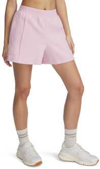 Under Armour Damesshort Under Armour Unstoppable Fleece 4 inch in Roze - UK 8-10 (Womens)