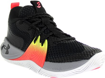 Under Armour Embiid 1 Zwart Heren Sportschoenen - EU 42 / UK 8