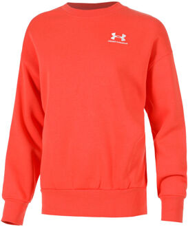 Under Armour Essential OS Crew Sweatshirt Dames-Oranje