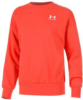 Under Armour Essential OS Crew Sweatshirt Dames-Oranje