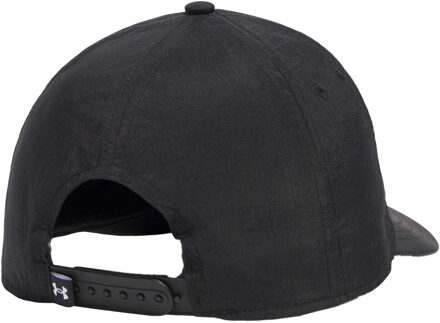 Under Armour Essential Verstelbare Nylon Midprofiel Baseball Cap (Zwart) - maat