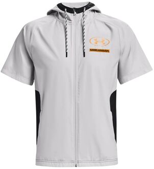 Under Armour Evolution Heren Grijs Geweven Hoodie Top - M