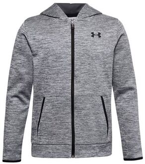 Under Armour Fleece Hoodie met volledige rits voor kinderen - maat Grijs