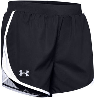 Under Armour Fly-By 2.0 Shorts Dames-Zwart,Wit - XS