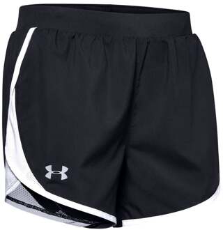 Under Armour Fly-By 2.0 Shorts Dames-Zwart,Wit - XS