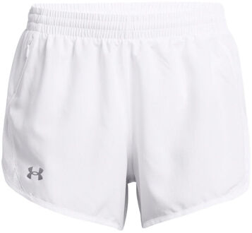 Under Armour Fly By 3in Hardloopshorts Dames-Wit - XL