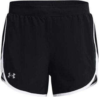 Under Armour Fly By Elite 5in Shorts Dames-Zwart,Wit