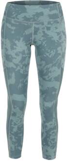 Under Armour Fly Fast Ankle Print Hardlooplegging Dames-blaugrau blauwgrijs - L