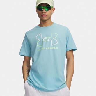 Under Armour Foundation Update T-shirt Heren-blauw, wit - L