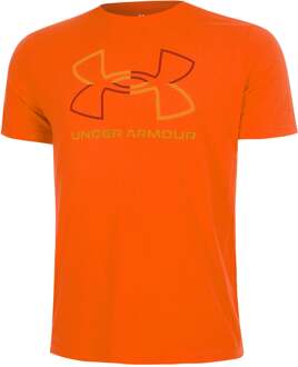 Under Armour Foundation Update T-shirt Heren-Oranje - S,M,L,XL,XXL