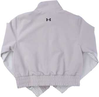Under Armour Girl's Under Armour Juniors Unstoppable Crop Jacket in Grey - maat Grijs