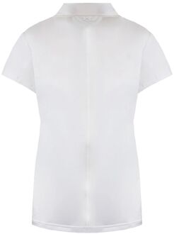 Under Armour Golf HeatGear korte mouw wit dames poloshirt 1272336 100 - S