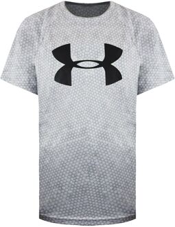 Under Armour Grijs T-shirt met groot logo voor kinderen - maat L