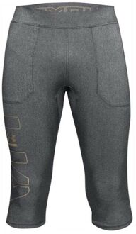 Under Armour Half Legging Gym Tight Grijs - Heren