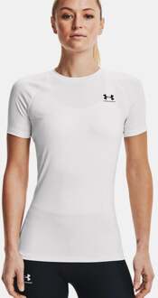 Under Armour Heatgear Authentics Comp T-shirt Dames wit - M,L,XL