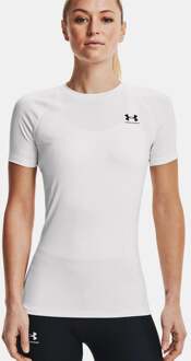 Under Armour Heatgear Authentics Comp T-shirt Dames-Wit - XL