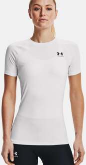 Under Armour Heatgear Authentics Comp T-shirt Dames-Wit - XS,S,M,L,XL
