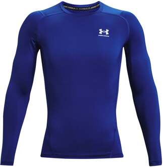 Under Armour Heatgear Comp Longsleeve Heren-Blauw - S