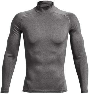 Under Armour Heatgear Comp Mock Longsleeve Heren-Grijs - S,M,XXL