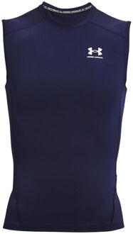 Under Armour Heatgear Comp Tanktop Heren-Donkerblauw,Wit - S,XL,XXL