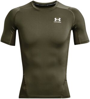Under Armour Heatgear Compression SS Shirt Heren donkergroen - M