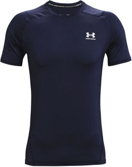 Under Armour Heatgear Fitted T-shirt Heren donkerblauw - L