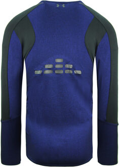 Under Armour HeatGear Fitted Top Lange Mouw Navy Heren Training Top 1306386 574 - 2XL