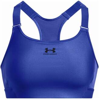 Under Armour Heatgear High Sport-bh Dames blauw - XS