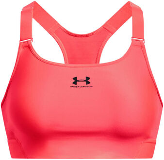 Under Armour Heatgear High Sport-bh Dames koraal - XS